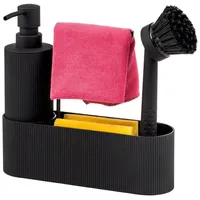 ELUNO Spülbecken-Set 22 x 24 x 6,5 cm Schwarz