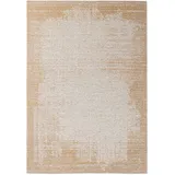 Teppich Silva aus Mischgewebe, modernes Design, Gelb Creme, 160x230 cm, rechteckig