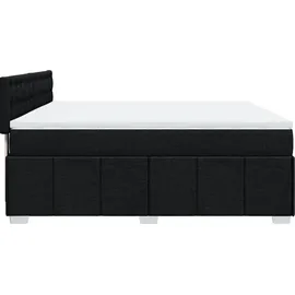 vidaXL Boxspringbett 180 x 200 cm Schwarz