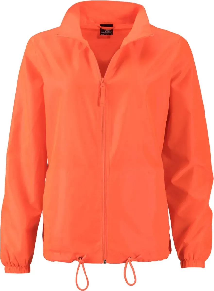 James & Nicholson Damen Promo Jacke Windbreaker JN1131 bright orange S
