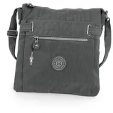 Jennifer Jones Leather OTJ207K Umhängetasche Nylon Grey