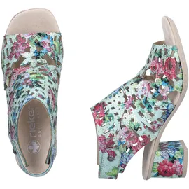 Rieker Sandalette Damen Mint/Multicolor 38