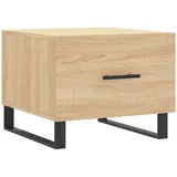 vidaXL Couchtisch Sonoma-Eiche 50x50x40 cm Holzwerkstoff