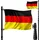 Kesser KESSER® Teleskop Fahnenmast Aluminium 6,30m Bodenhülse 60cm inkl Deutschlandfahne Höhenverstellbar Flaggenmast Mast Deutschland Flagge Alu