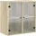 vidaXL Wandschrank mit Glastüren Sonoma-Eiche 68x37x68,5 cm