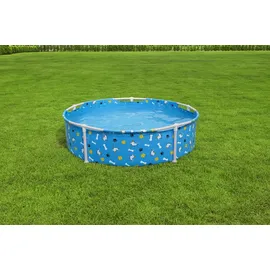 BESTWAY Frame Pool Pfote für Hunde Ø 122 x 30,5 cm (292 L)