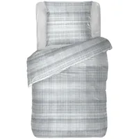 BestLivings Bettwäsche Renforce 80x80cm / 135x200cm ZickZack Grau