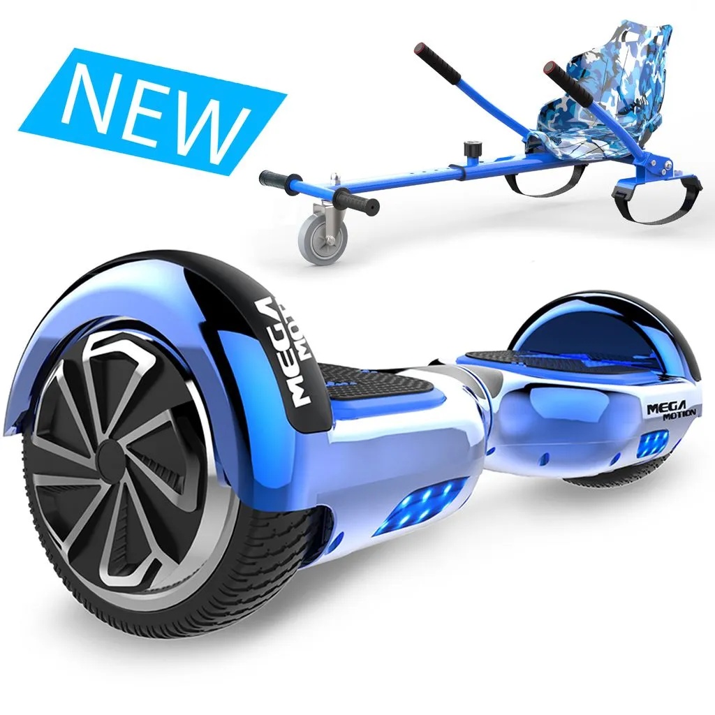 Elektro  Hoverboard mit hoverkart E-Board 6,5" Smart Self Balance Scooter  Bluetooth eingebaute Geschenk für Kinder - Elektro Roller EU-Standards