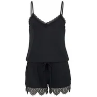 LASCANA Damen Playsuit schwarz Gr.36