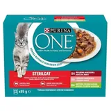 PURINA One Sterilcat mix flavours - Nassfutter für Katzen - 12x85g