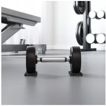 vidaXL Gummiwalze Schwarz 500 x 10 x 0,8 cm