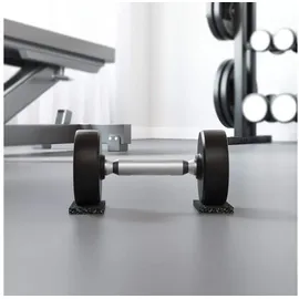 vidaXL Gummiwalze Schwarz 500 x 10 x 0,8 cm