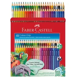 Faber-Castell (Schule) 48er-Pack Buntstifte »Colour-GRIP« braun