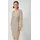 s.Oliver Pailletten-Kleid Midikleid Beige 40