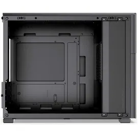 Jonsbo D31 Screen mATX Gehäuse, gehärtetes Glas, Schwarz