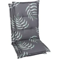 GO-DE Hochlehnerauflage GO-DE, grau (anthrazit), B:50cm H:7cm T:120cm, Baumwolle,