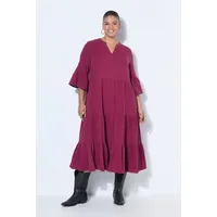 Studio Untold Maxikleid A-Line Volants rot 42/44