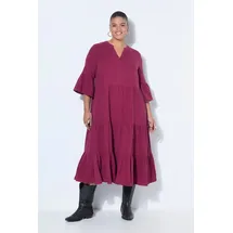 Studio Untold Maxikleid A-Line Volants rot 42/44