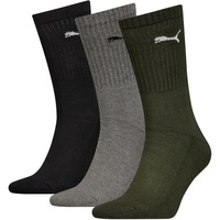 Puma Socken Crew 3er Pack - green combo