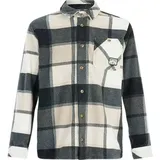 Protest Herren Unterjacke PRTMitchel Outdoor overshirt, Größe L in Grau True Black