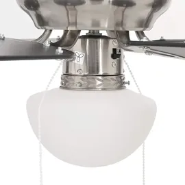 vidaXL Deckenventilator 82 cm Deckenventilator Schwarz