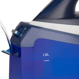 h.koenig Dampf-Bügelstation V7 blau