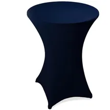 Estexo Stehtischhusse Stretch Dunkelblau Ø 60 cm