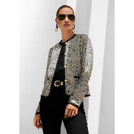 Madeleine Kragenloser Kurzblazer Schwarz 36