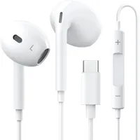 [Apple MFi zertifiziert] Kopfhörer USB Typ C In-Ear Hi-Fi Stereo mit Mikrofon und Lautstärkeregler Kopfhörer für iPhone 15/15 Plus/15 Pro/15 Pro Max, iPad Pro, Samsung Galaxy, Huawei, Google Pixel