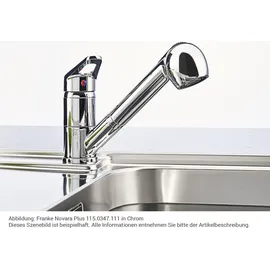 Franke Novara-Plus Niederdruckarmatur Silber