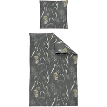 IRISETTE Koala Floral Grau 135 x 200 cm + 80 x 80 cm