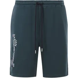 Jan Vanderstorm Permarsen Regular Sweatbermuda Petrol 4XL