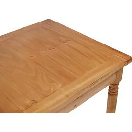 MiaMöbel Mexico Esstisch 80x80cm Massivholz Pinie Mexiko Möbel Mexikanisch