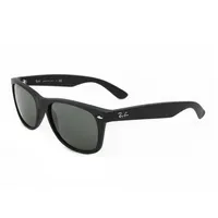 Ray Ban New Wayfarer RB2132 622 58-18 black rubber/green classic