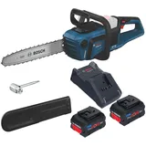 Bosch Professional GKE 18V-40 Kettensäge inkl. 2 x 8,0 Ah Akku + Ladegerät