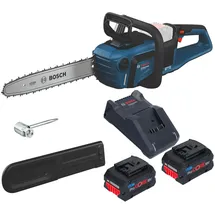 Bosch Professional GKE 18V-40 Kettensäge inkl. 2 x 8,0 Ah Akku + Ladegerät