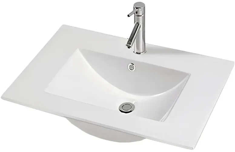 V950 -Flacher Design-Waschtisch 18x60x46 cm