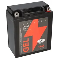 Landport Batterie 12V 12Ah für Motorrad Startbatterie MG LB12A-3