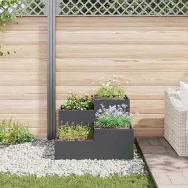 vidaXL Hochbeet 80 x 80 x 60 cm Anthrazit
