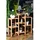 Dobar Blumenregal 7-flächig 97 x 87 x 31 cm Braun