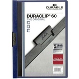 DURABLE Cliphefter 2209-28 Duraclip, A4, für 60 Blatt, nachtblau