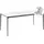 Beliani Sovareto Gartentisch 180 x 90 x 75 cm Weiß