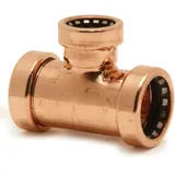 aalberts AIPS T-Stück VSH Tectite TT25 22 x 18 x 22 mm, Kupfer, reduziert, unlösbar