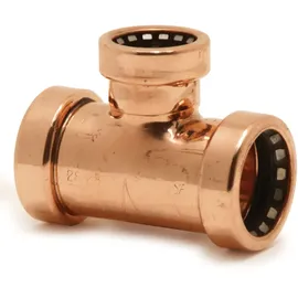 aalberts AIPS T-Stück VSH Tectite TT25 22 x 18 x 22 mm, Kupfer, reduziert, unlösbar