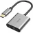 Hama 2in1 Audio-Adapter USB-C auf 3,5mm Klinke grau