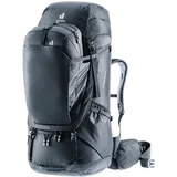 Deuter Voyager 60+10 SL Damen Reiserucksack mit Daypack, schwarz