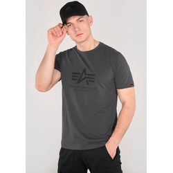 T-Shirt »Basic T-Shirt«, Gr. M, grey black, , 52762821-M