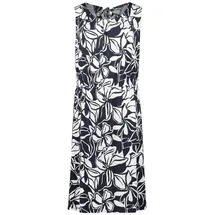 Betty Barclay Sommerkleid Dunkelblau/Weiß 42