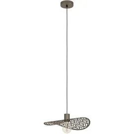 EGLO Hängelampe, Swaby, Pendelleuchte Esstisch, Deckenlampe, Wohnzimmer, aus Stahl in bronze, E27 Fassung, - Ø40 cm