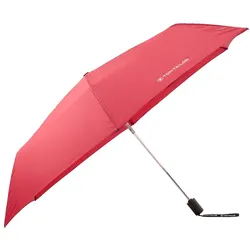 TOM TAILOR Unisex Mini Regenschirm mit Automatik, rot, Uni, Gr. ONESIZE